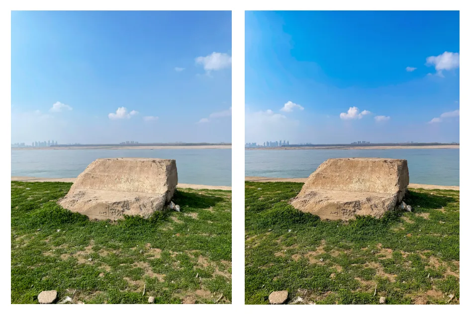 Photo enhancement example